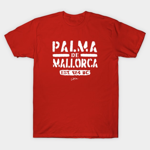 Palma de Mallorca, Est. 124 BC T-Shirt by jcombs